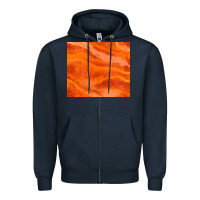 Navy orange glitter Zipper Hoodie - JahusDesignShop
