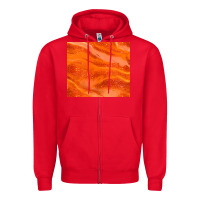 Red orange glitter Zipper Hoodie - JahusDesignShop