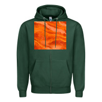 Sports Green orange glitter Zipper Hoodie - JahusDesignShop