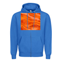 True Royal orange glitter Zipper Hoodie - JahusDesignShop