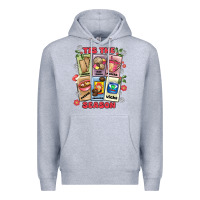 Heather Grey this the season tamales pan dulce Premium Hoodie - MaliasSmallBusiness
