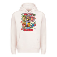 Pale Pink this the season tamales pan dulce Premium Hoodie - MaliasSmallBusiness