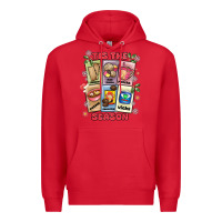 Red this the season tamales pan dulce Premium Hoodie - MaliasSmallBusiness