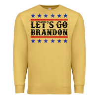 Antique Gold Let's Go Brandon American Flag Premium Sweatshirt - Jasminsmagicworld