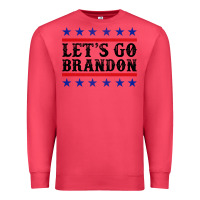Cardinal Let's Go Brandon American Flag Premium Sweatshirt - Jasminsmagicworld
