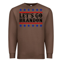 Chestnut Let's Go Brandon American Flag Premium Sweatshirt - Jasminsmagicworld