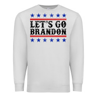 Dove Grey Let's Go Brandon American Flag Premium Sweatshirt - Jasminsmagicworld