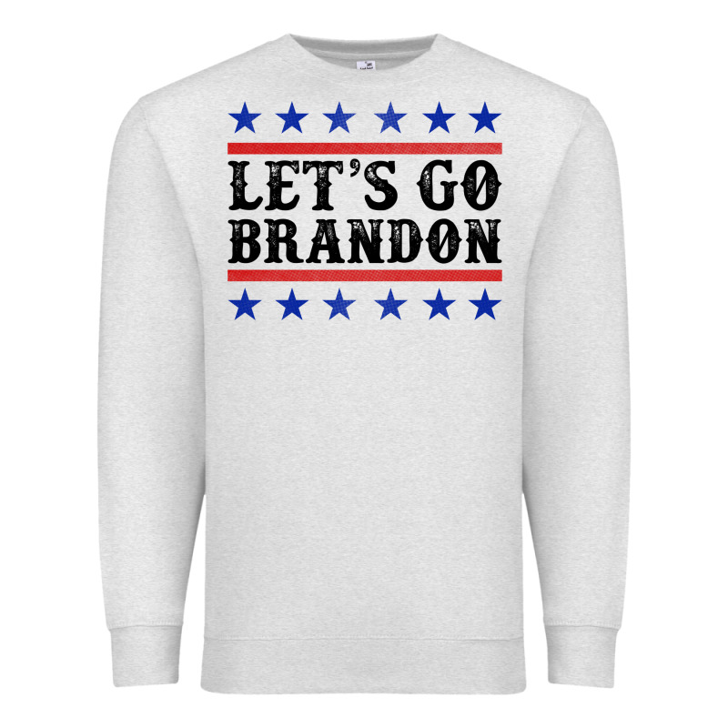 Let's Go Brandon American Flag Premium Sweatshirt by Jasminsmagicworld | Teevron