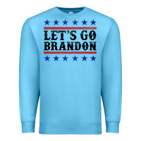 Ocean Blue Let's Go Brandon American Flag Premium Sweatshirt - Jasminsmagicworld