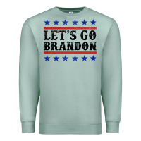 Seafoam Let's Go Brandon American Flag Premium Sweatshirt - Jasminsmagicworld