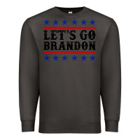 Smoke Let's Go Brandon American Flag Premium Sweatshirt - Jasminsmagicworld