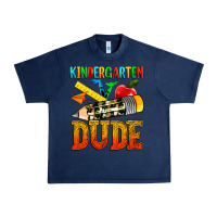 Navy kindergarten dude Urban Heavy Tee - texasbilliewilder