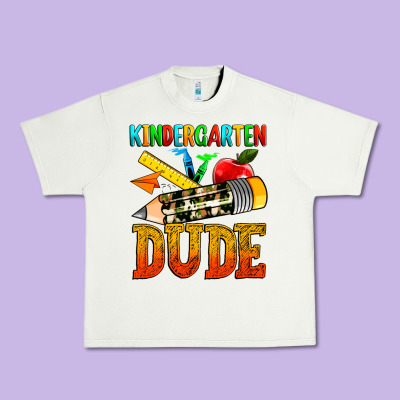 Kindergarten Dude Urban Heavy Tee Designed By Texasbilliewilder