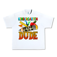 White kindergarten dude Urban Heavy Tee - texasbilliewilder