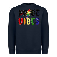 Navy pride vibes Heavyweight Sweatshirt - MaliasSmallBusiness