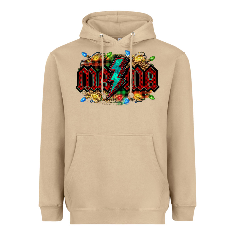 Lightning Bolt Mama Christmas Heavyweight Hoodie by Jasminsmagicworld | Teevron