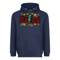 Navy lightning bolt mama christmas Heavyweight Hoodie - Jasminsmagicworld