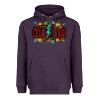 Plum lightning bolt mama christmas Heavyweight Hoodie - Jasminsmagicworld