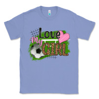 Colony Blue love my girl soccer Classic Tee - HRA Design Shop