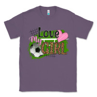 Lavender love my girl soccer Classic Tee - HRA Design Shop