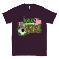Plum love my girl soccer Classic Tee - HRA Design Shop