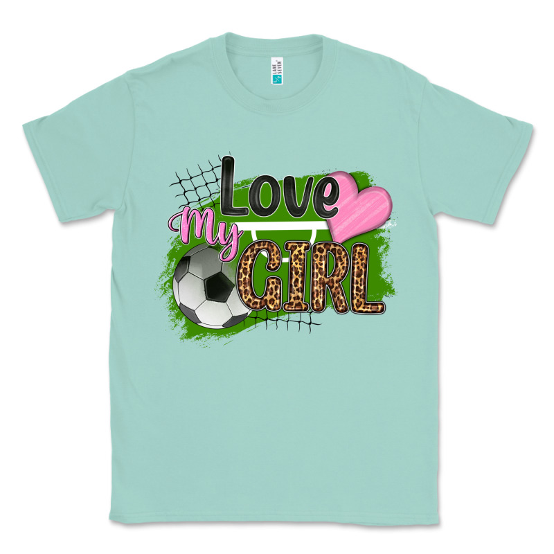 Love My Girl Soccer Classic Tee by HRA Design Shop | Teevron