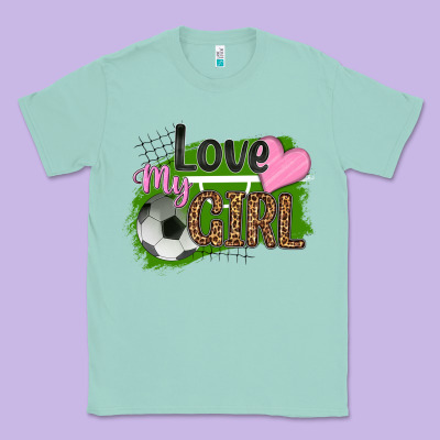 Love My Girl Soccer Classic Tee Designed By Hra Design Shop