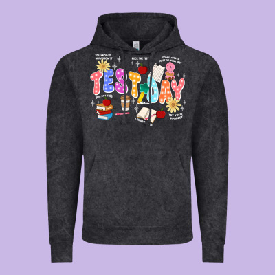 Test Day Vintage Hoodie Designed By Jahusdesignshop