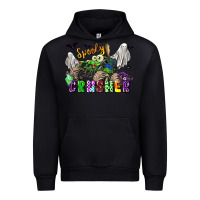 Black spooky crusher monster truck Urban Hoodie - LillyAllenDesigns