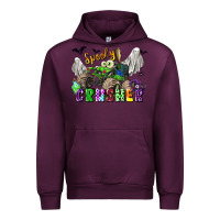 Mauve Wine spooky crusher monster truck Urban Hoodie - LillyAllenDesigns