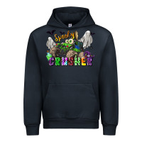 Navy spooky crusher monster truck Urban Hoodie - LillyAllenDesigns