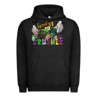 Pigment Black spooky crusher monster truck Urban Hoodie - LillyAllenDesigns