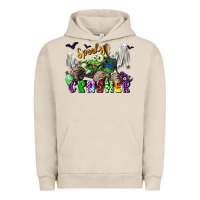 Pigment French Oak spooky crusher monster truck Urban Hoodie - LillyAllenDesigns