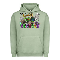 Pigment Oil Green spooky crusher monster truck Urban Hoodie - LillyAllenDesigns