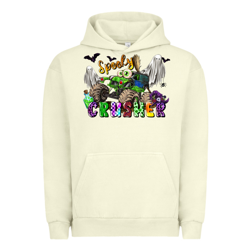 Spooky Crusher Monster Truck Urban Hoodie by LillyAllenDesigns | Teevron