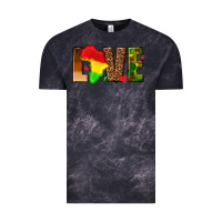 Cloud Black love melanin with african map Vintage Tee - texasbilliewilder