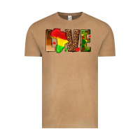 Vintage Camel love melanin with african map Vintage Tee - texasbilliewilder