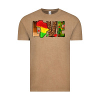 Vintage Coffee love melanin with african map Vintage Tee - texasbilliewilder