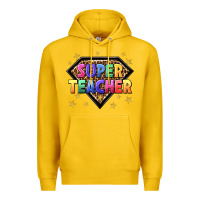 Lemon super teacher with leopard Premium Hoodie - NancyCooperArtShop
