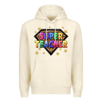 Sandshell super teacher with leopard Premium Hoodie - NancyCooperArtShop