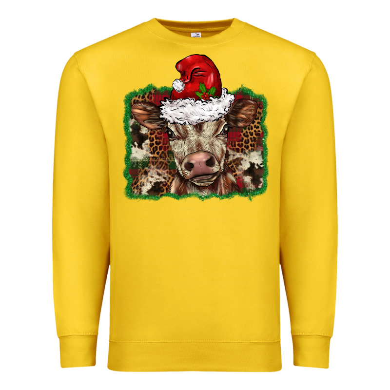 Christmas Background Baby Calf Premium Sweatshirt by BarkalooDesign | Teevron