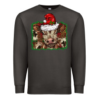 Smoke Christmas background baby calf Premium Sweatshirt - BarkalooDesign