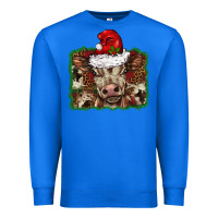 True Royal Christmas background baby calf Premium Sweatshirt - BarkalooDesign