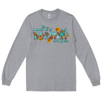 Heather Grey made to worship with sunflowers Long Sleeve Tee - HRA Design Shop
