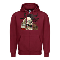 Burgundy cowboy killers Zipper Hoodie - AdoDesignShop
