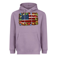 Lavender christmas american flag background Heavyweight Hoodie - Jasminsmagicworld