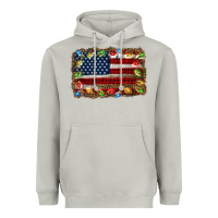 Moon Dust christmas american flag background Heavyweight Hoodie - Jasminsmagicworld