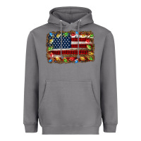 Storm christmas american flag background Heavyweight Hoodie - Jasminsmagicworld