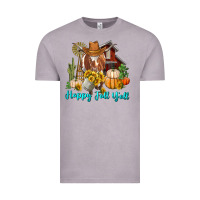 Vintage Zinc Happy Fall Y'all Longhorn Cow Vintage Tee - RanaPortraitStore