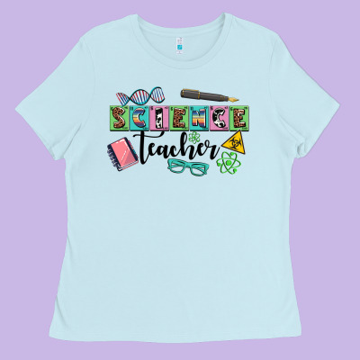 Science Teacher Ladies Tee Designed By Adodesignshop